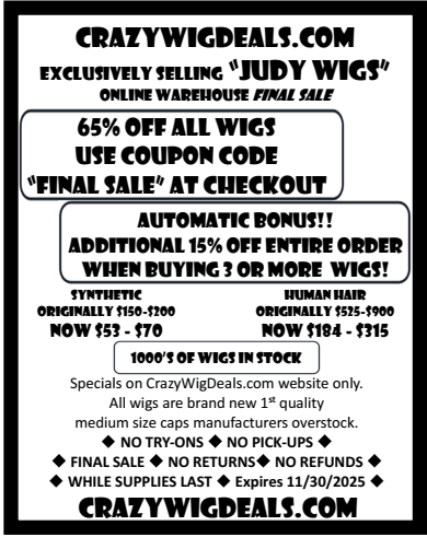 Crazy Wig Deals